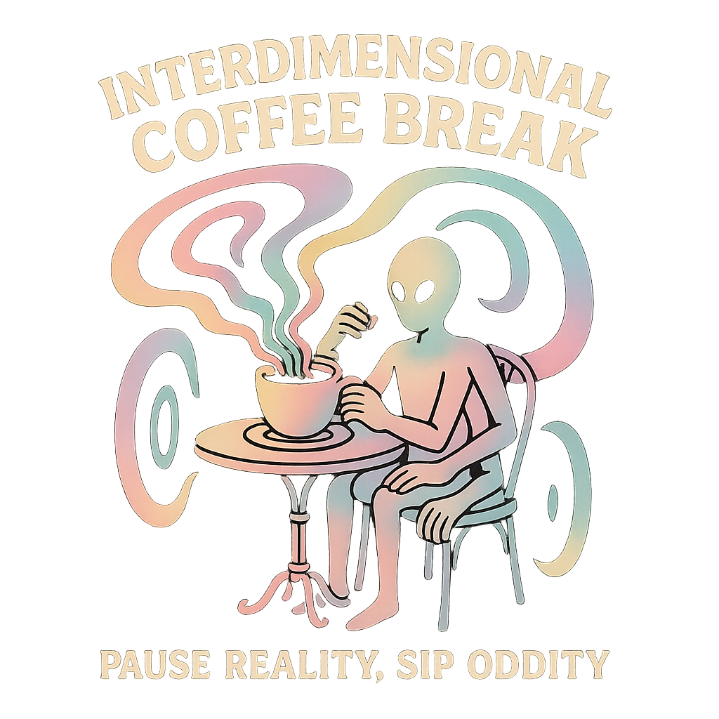 Interdimensional Coffee Break design graphic
