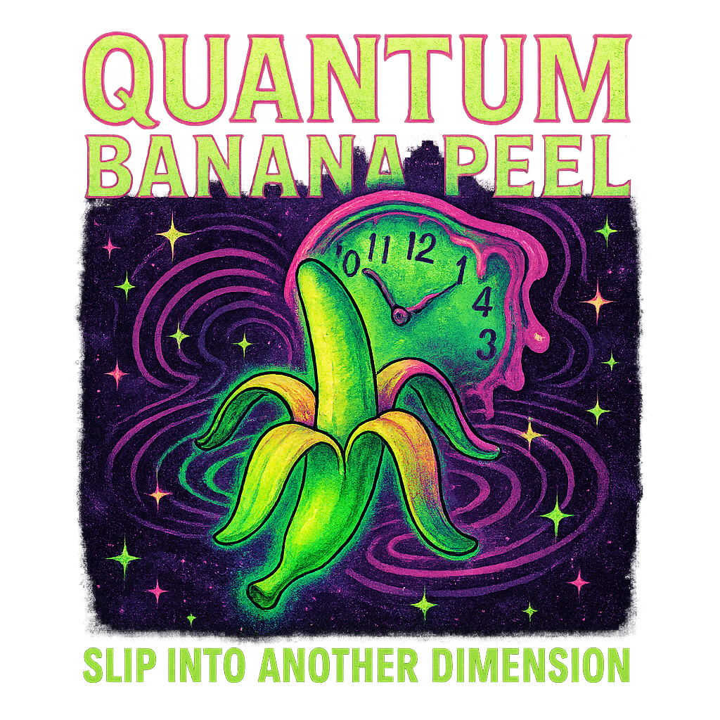 Quantum Banana Peel design graphic