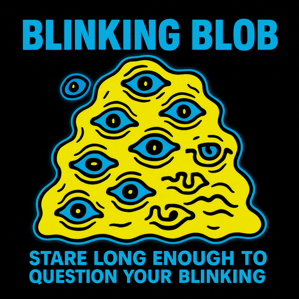 Blinking Blob Paradox design graphic