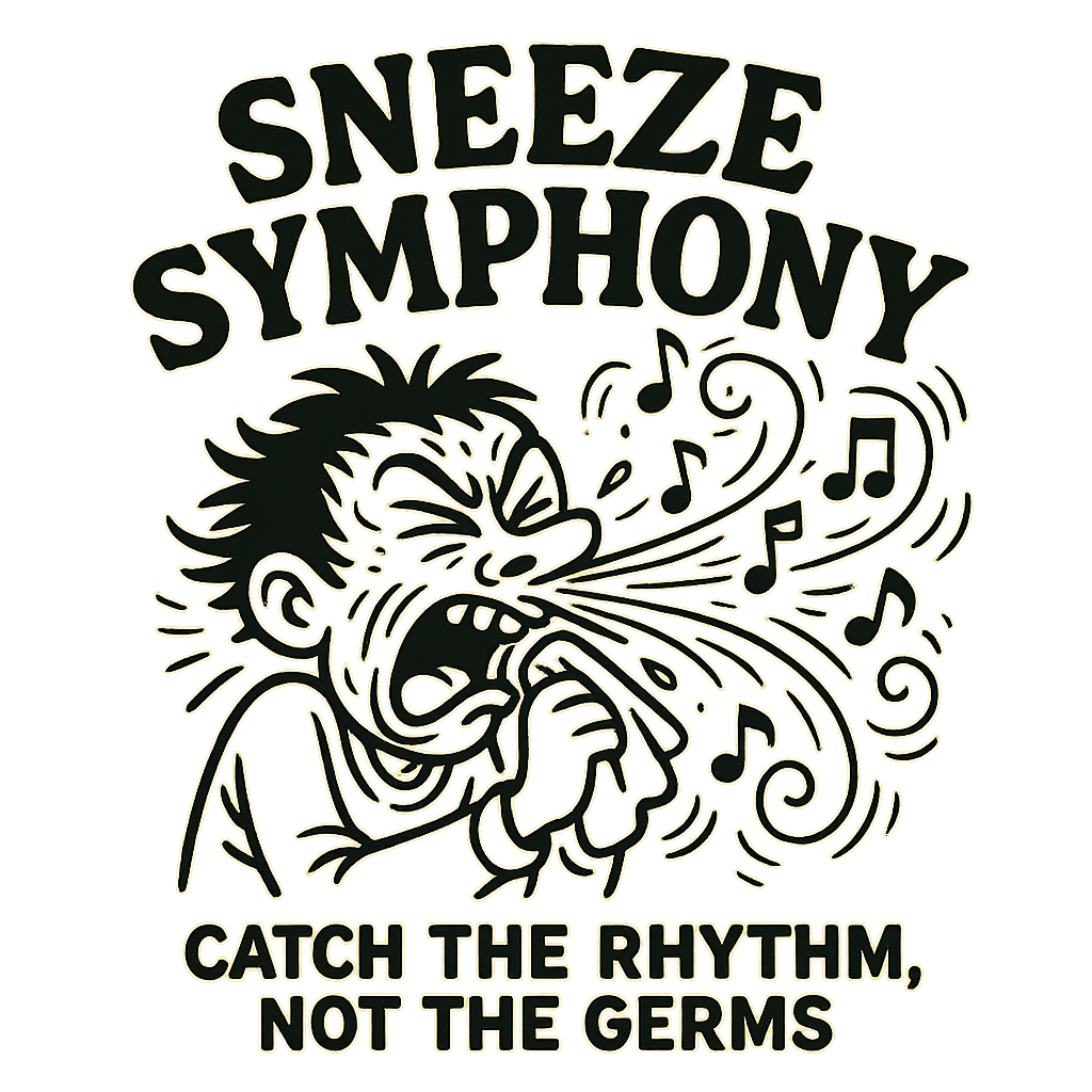 Sneeze Symphony design graphic