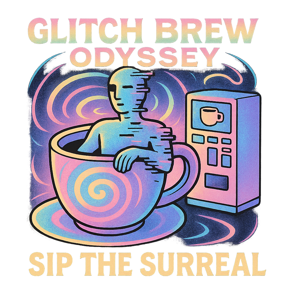 Glitch Brew Odyssey design graphic
