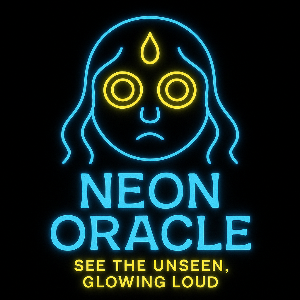 NEON ORACLE design graphic