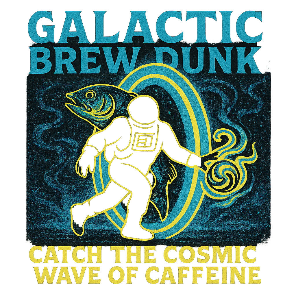 Galactic Brew Dunk design graphic