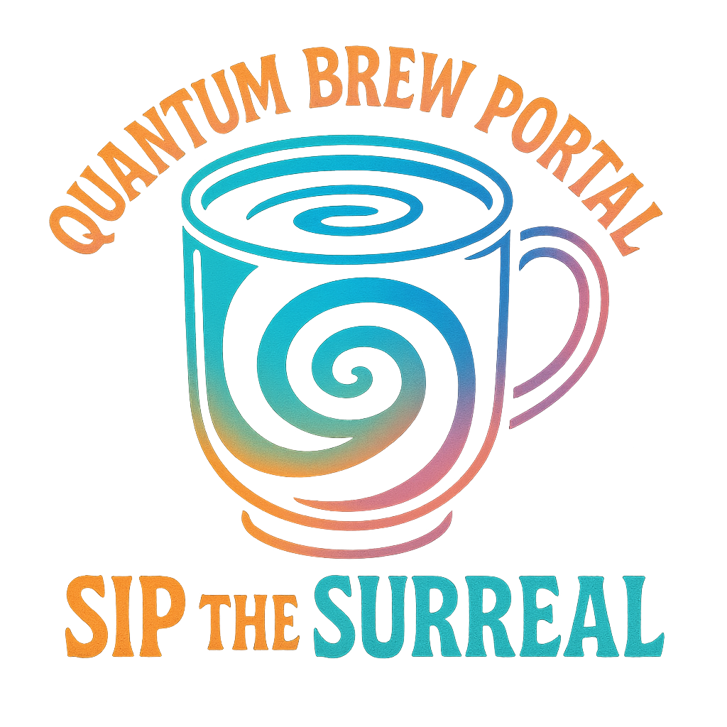 Quantum Brew Portal design graphic