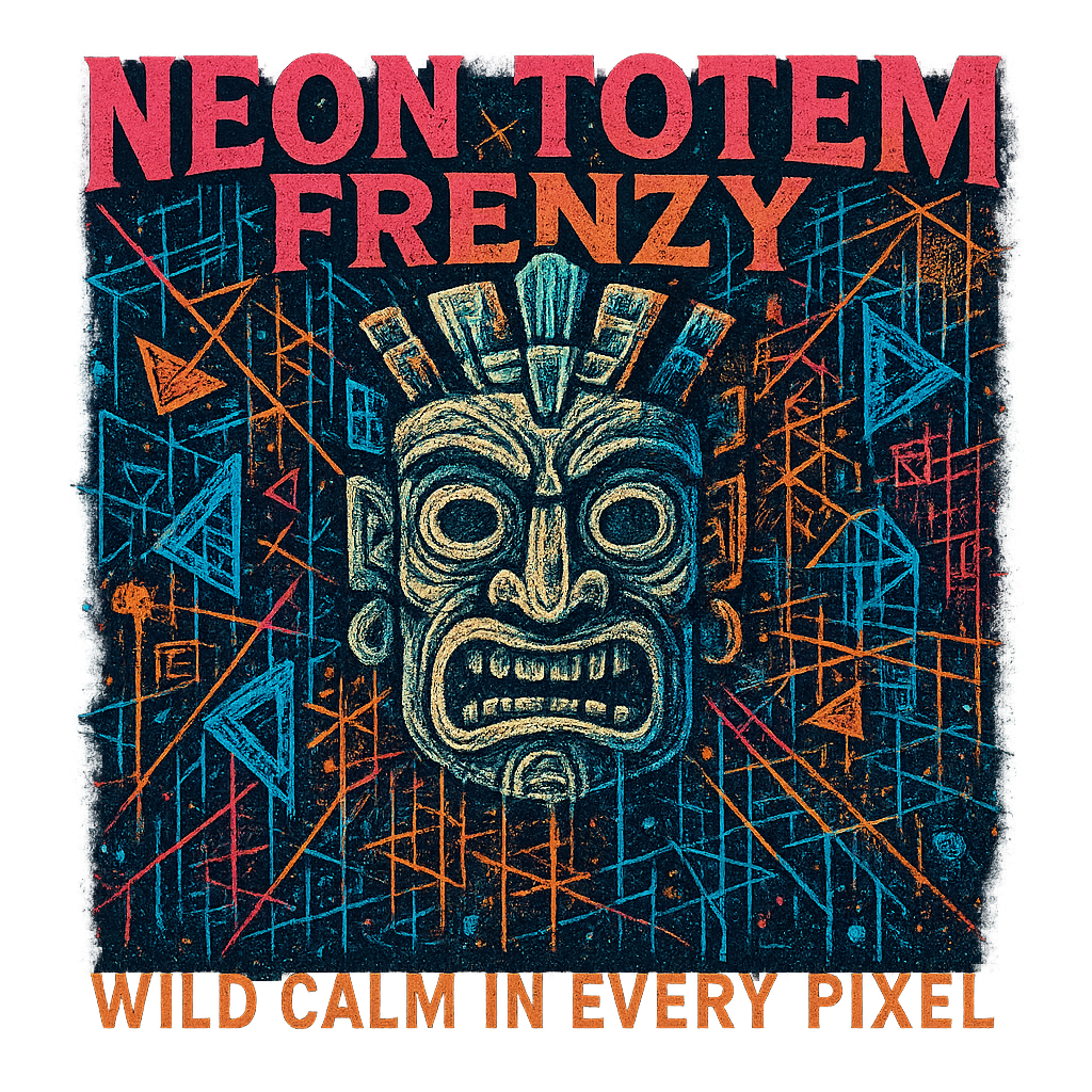 Neon Totem Frenzy design graphic