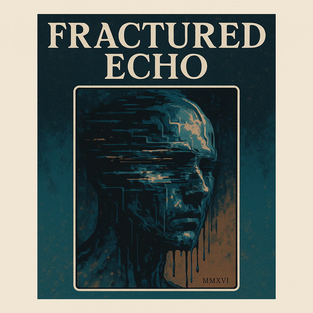 Fractured Echo design graphic