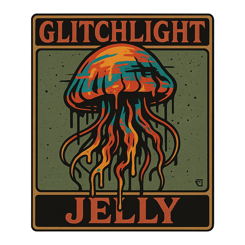 Glitchlight Jelly design graphic