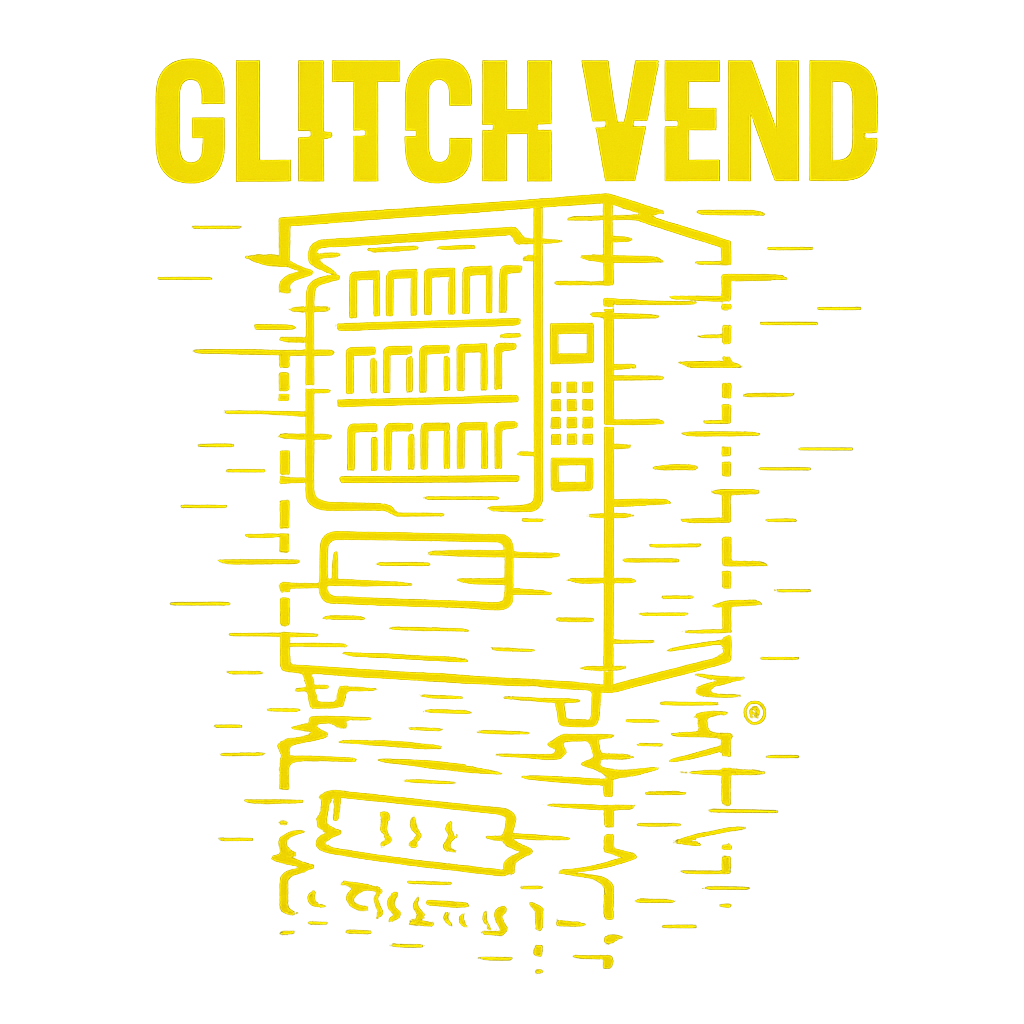 Glitch Vend design graphic