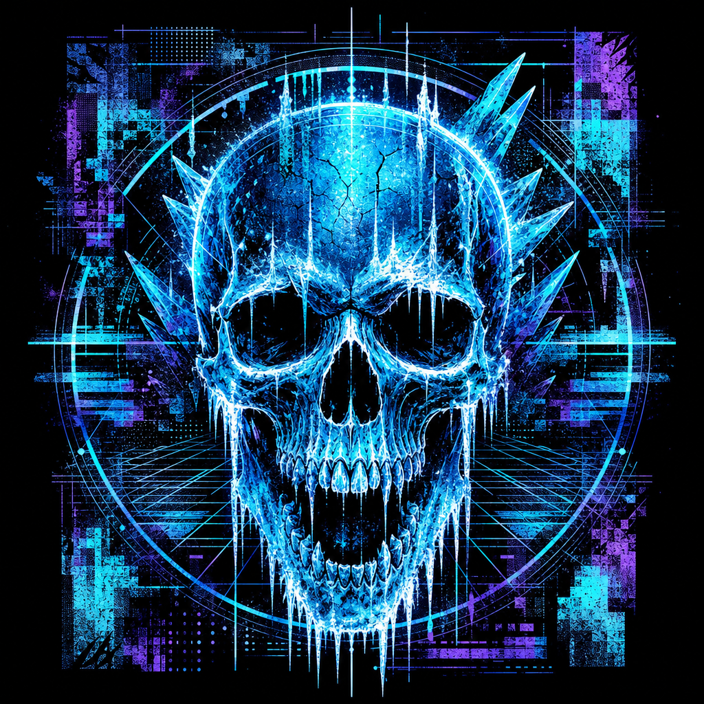 Neon Revenant design graphic