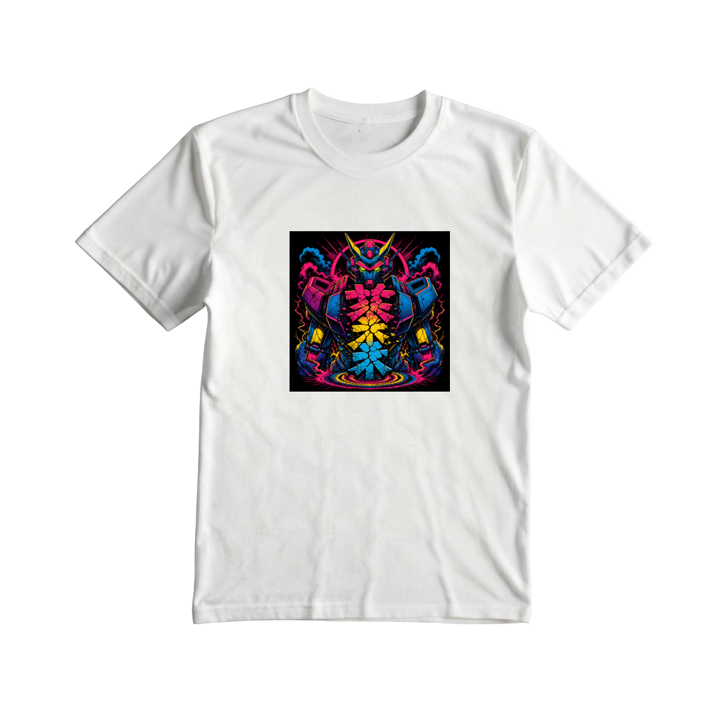 Neon Mecha Kanji Sentinel product mockup